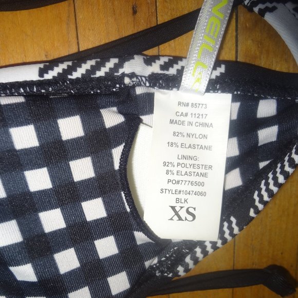 🆕 O'neill buffalo plaid checkers string Bikini XS/Small swimsuit beachwear - Picture 11 of 12